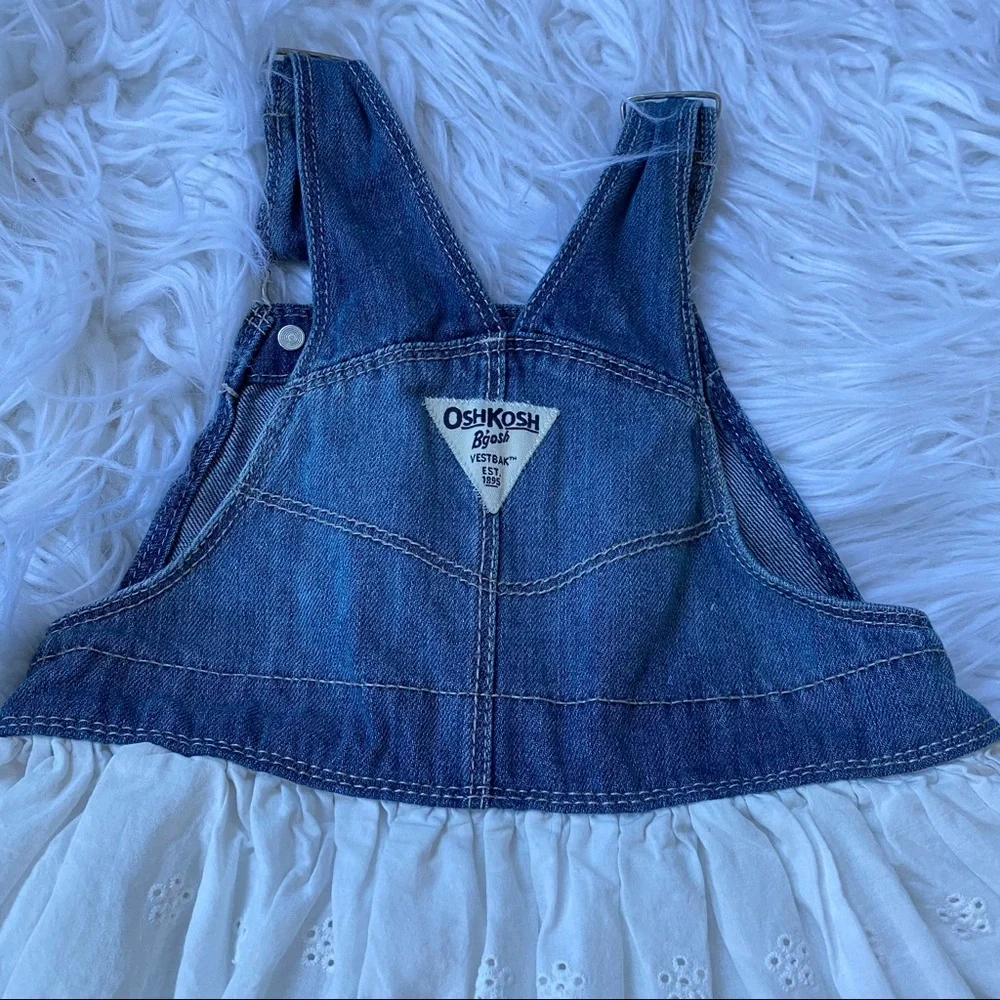 Oshkosh Baby Denim Eyelet Jumper